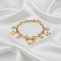 Heart Charm Bracelet