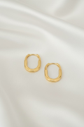 Tlock Hoop Earring