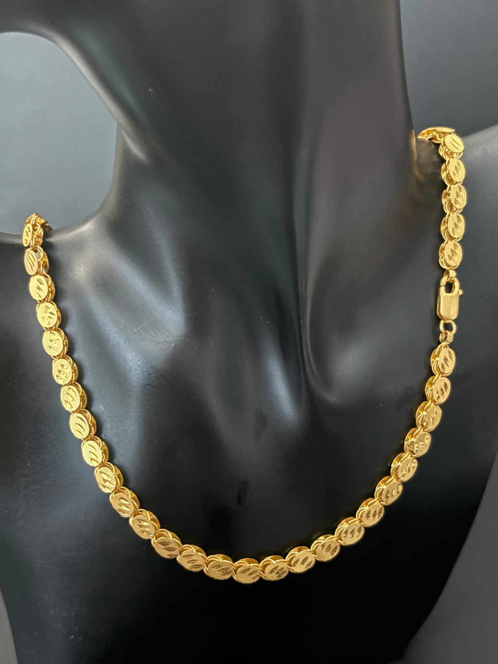 21K Damascus Chain