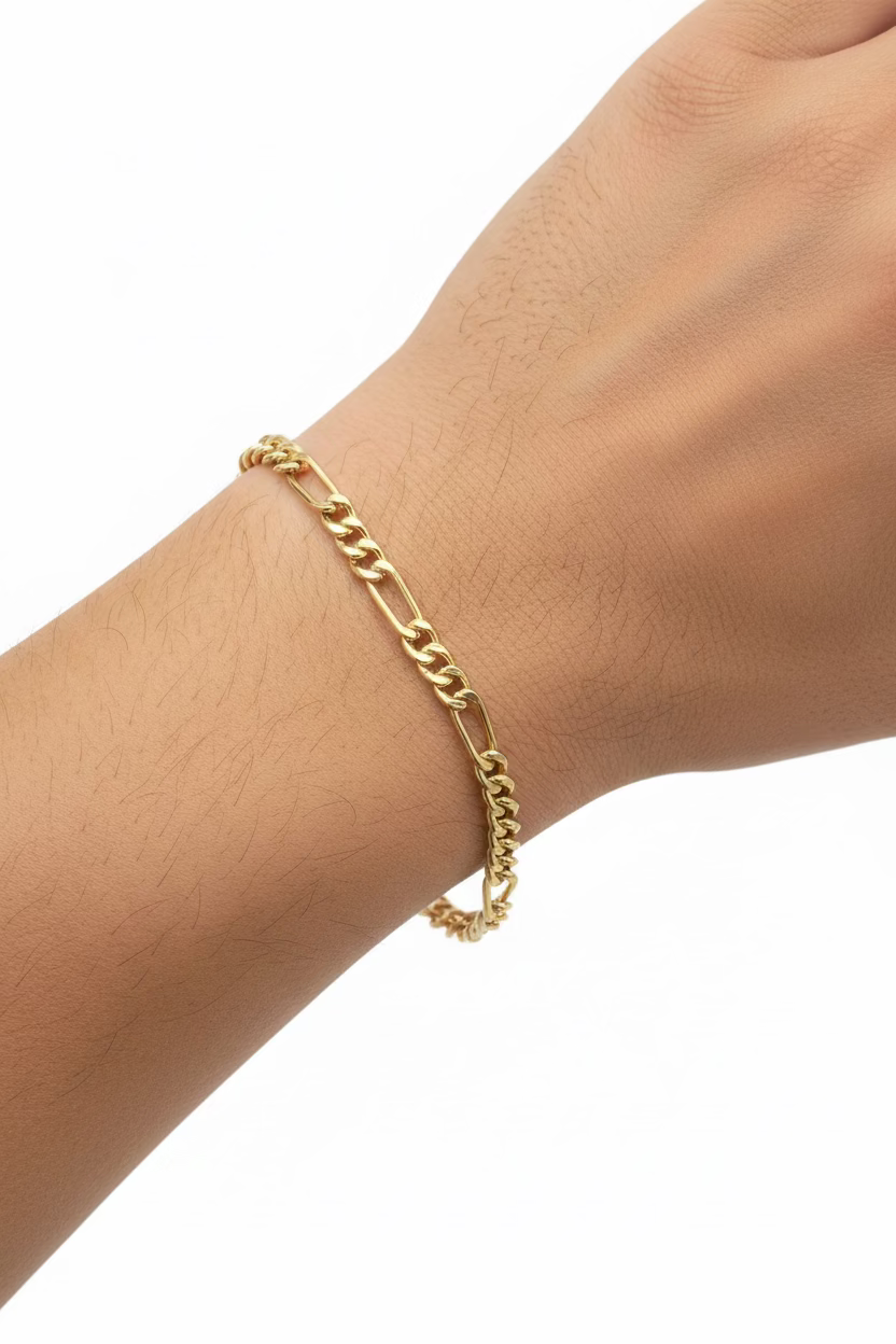 Figaro Chain Bracelet