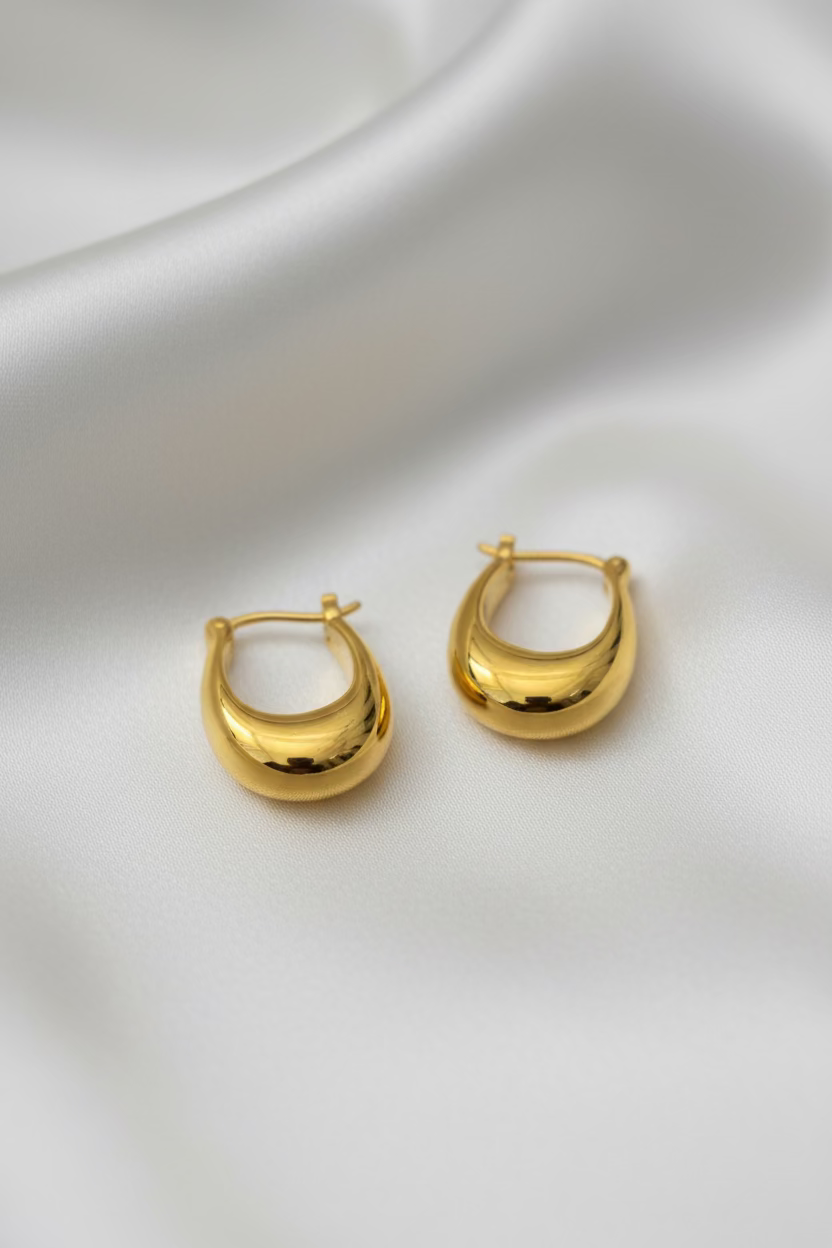 Plain Chunky Earring